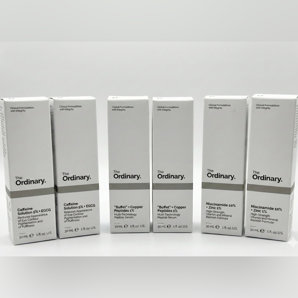 ‼️SALE‼️ NEW 6 x THE ORDINARY SKINCARE SET OF 6 BOTTLES - BUNDLE - 30 ml/ each